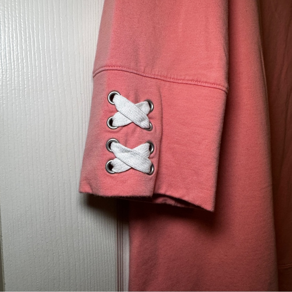 d&co Active | Women's Petite Coral Sweatshirt Size 1XP - Picture 3 of 6